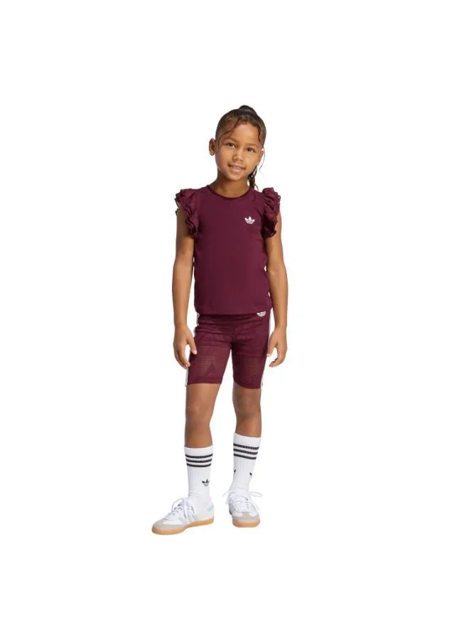 اديداس اوريجينالز طقم LACE CYCLING SHORT TEE